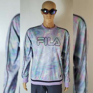 FILA AUTHENTIC FLEECE RIDGE CREW COLORFUL SWEATSHIRT MEN'S REGULAR FIT SIZE 2XL